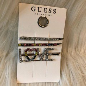 GUESS 3 Piece Hair Pin Set